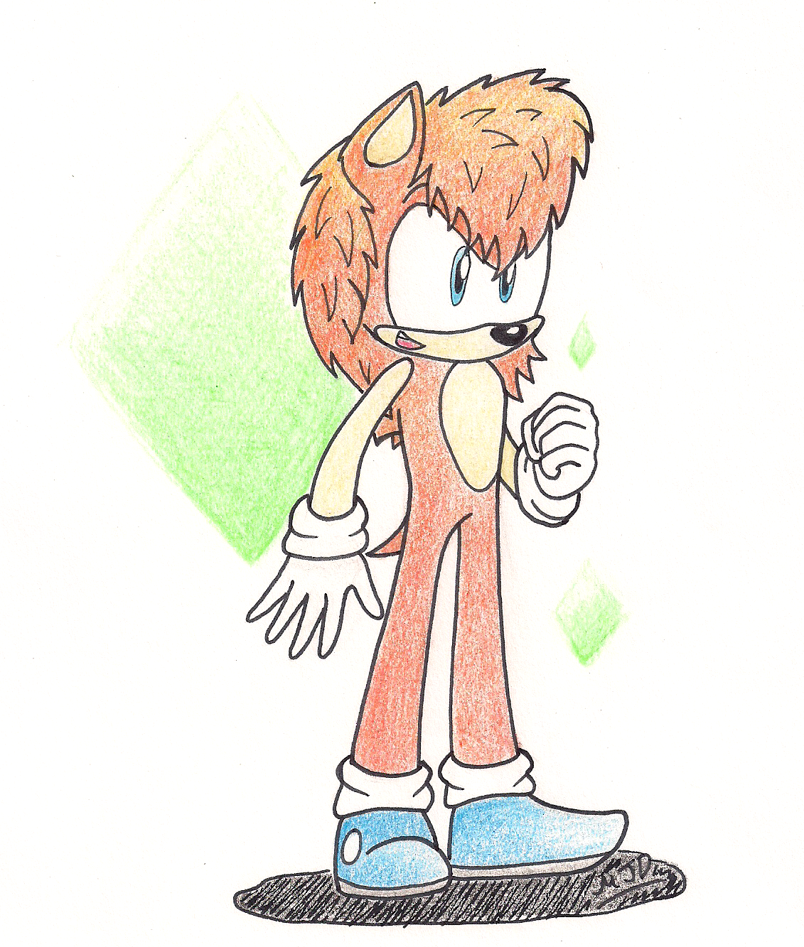 REQUEST: Anthony the Hedgehog by MeetJohnDoe on DeviantArt