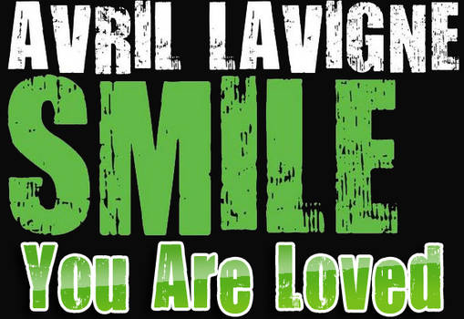 Avril Lavigne Smile Font