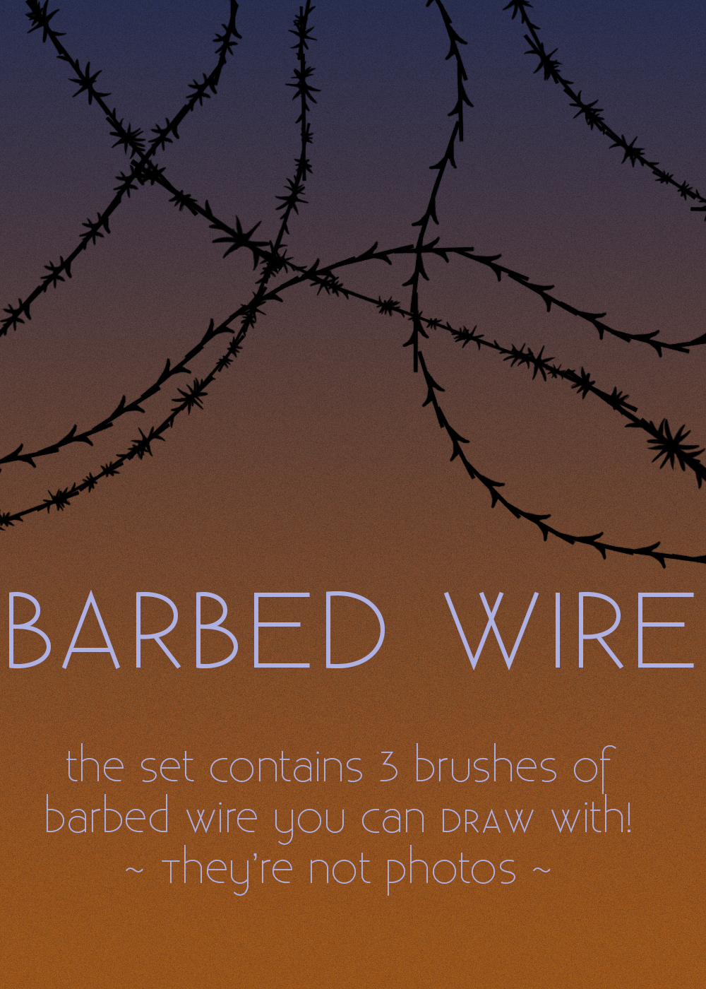 Barbed Wire BRUSHES