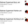 Batman Superman Cursor Pack