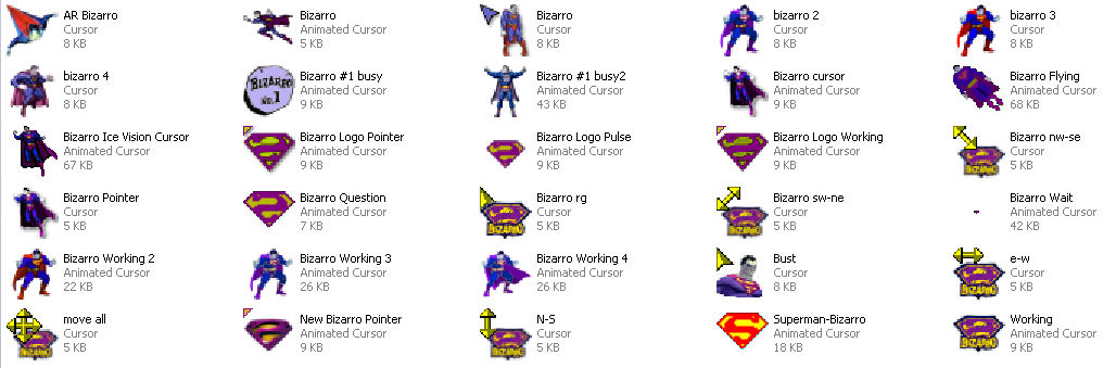 Bizarro Cursors NEW