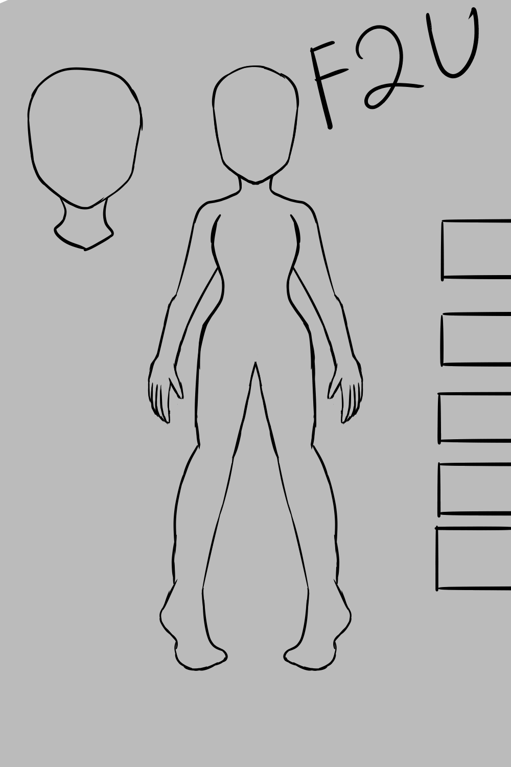Body Templet by poofyjelly on DeviantArt Body Templet by poofyjelly on DeviantArt