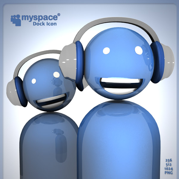 Myspace im Dock Icon