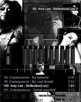 Evanescence Winamp Skin 5