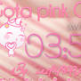 Gota pink Clock By ietf4899Love