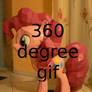 Pinkie Pie Papercraft - 360 degree gif