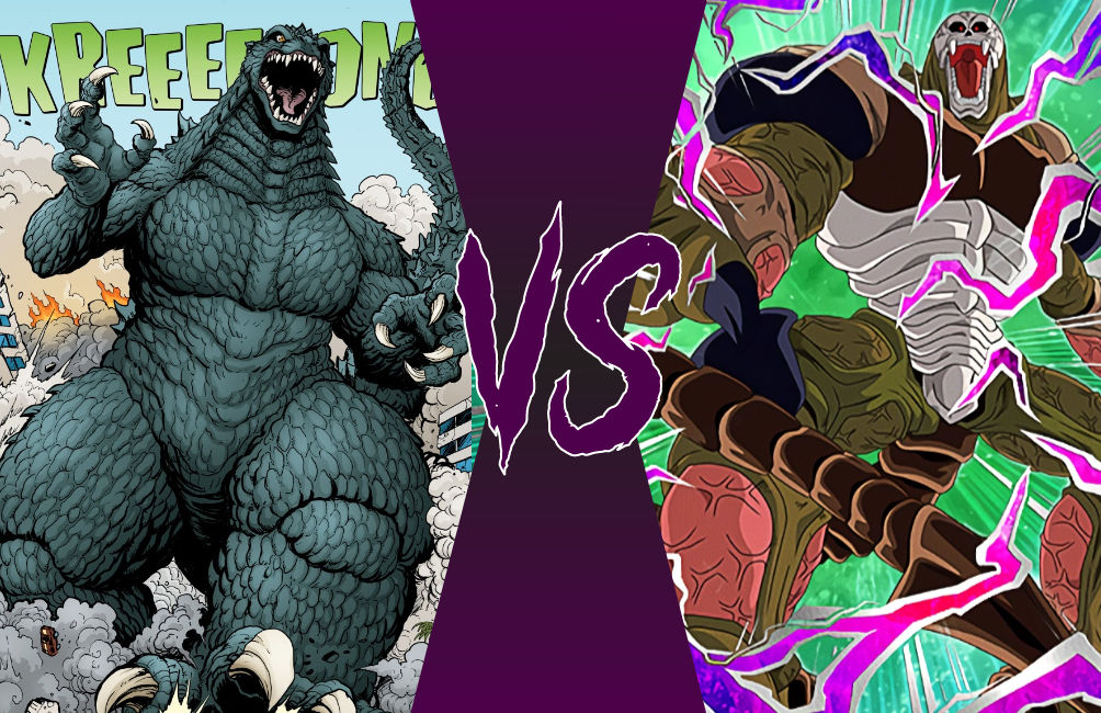 Vice-Verse VS: Godzilla VS Hirudegarn by Mask-of-Vice on DeviantArt