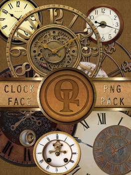 Clock Face PNG pack.