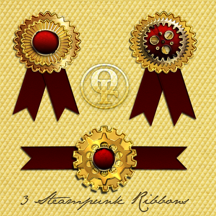 Steampunk Ribbon Steampunk Embellishment by Spiral-0ut on DeviantArt