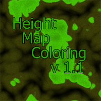 Height map coloring