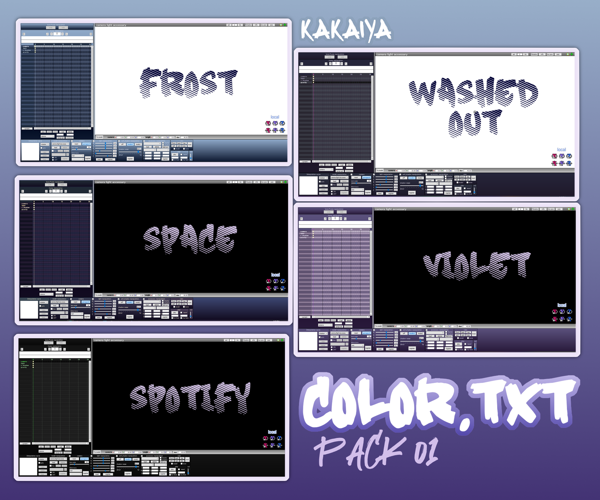 Color.txt Pack 01 by kakaiya on DeviantArt