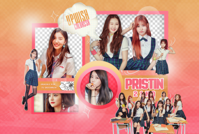 PRISTIN PNG PACK #2/Time Table