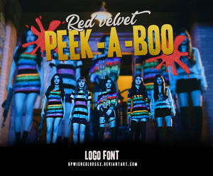 Recursos/Font/Red Velvet Peek-a-Boo