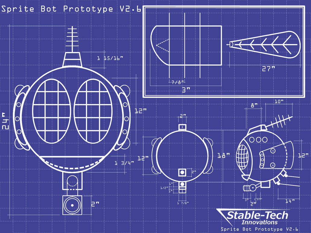 Spritebot Blueprints Wallpaper By L9obl On Deviantart