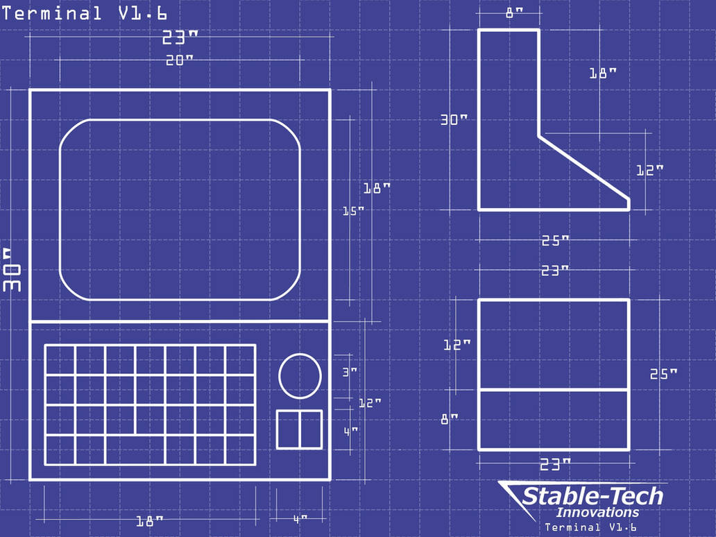 Terminal Blueprints Wallpaper By L9obl On Deviantart