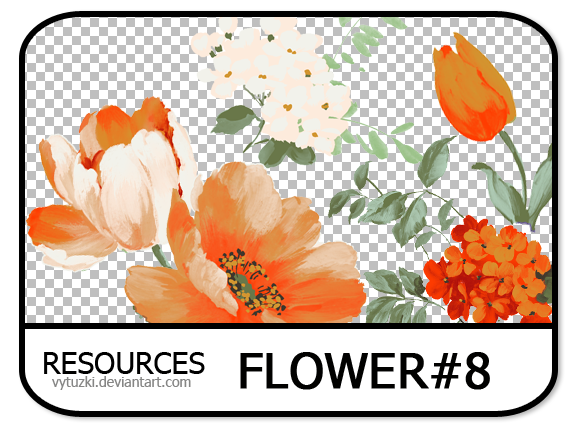 Png Pack 12 Flower 8 Vy Tuzki By Vytuzki On Deviantart
