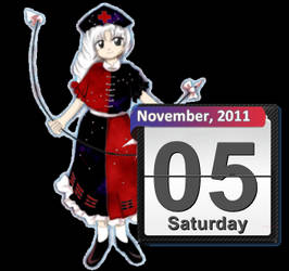 Touhou Yagokoro Eirin Calendar