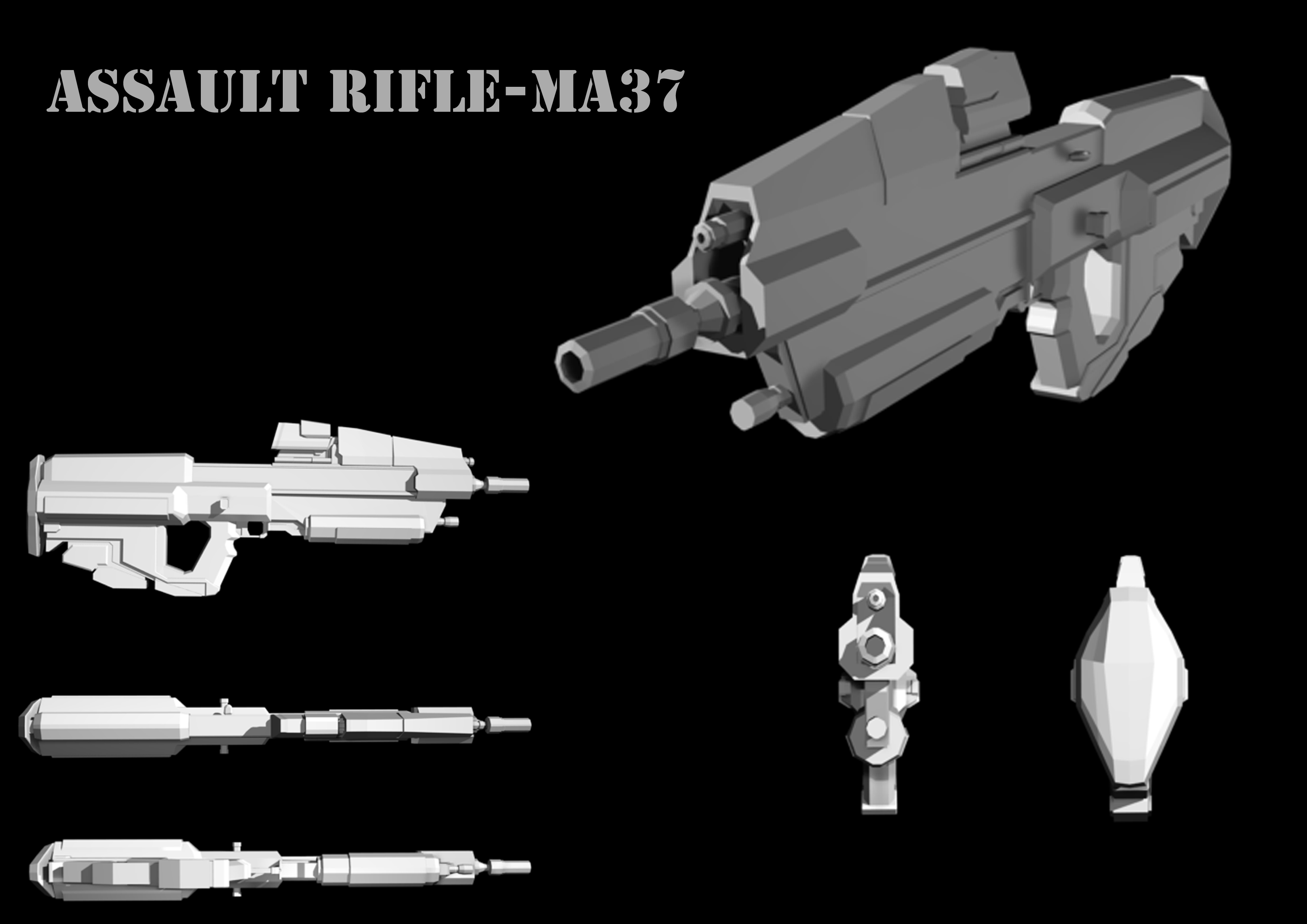 Halo Assalt Rifle - MA37