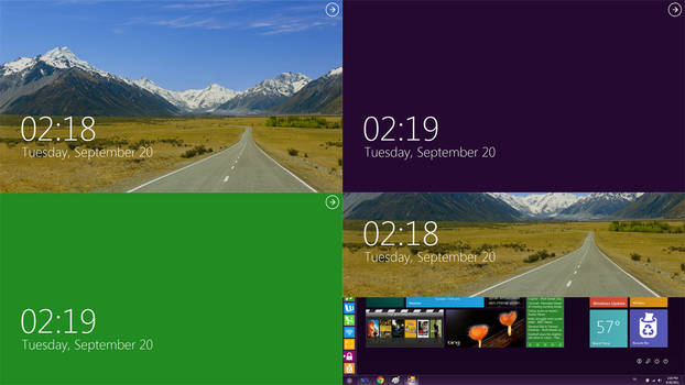 Windows 8 Lock Screen