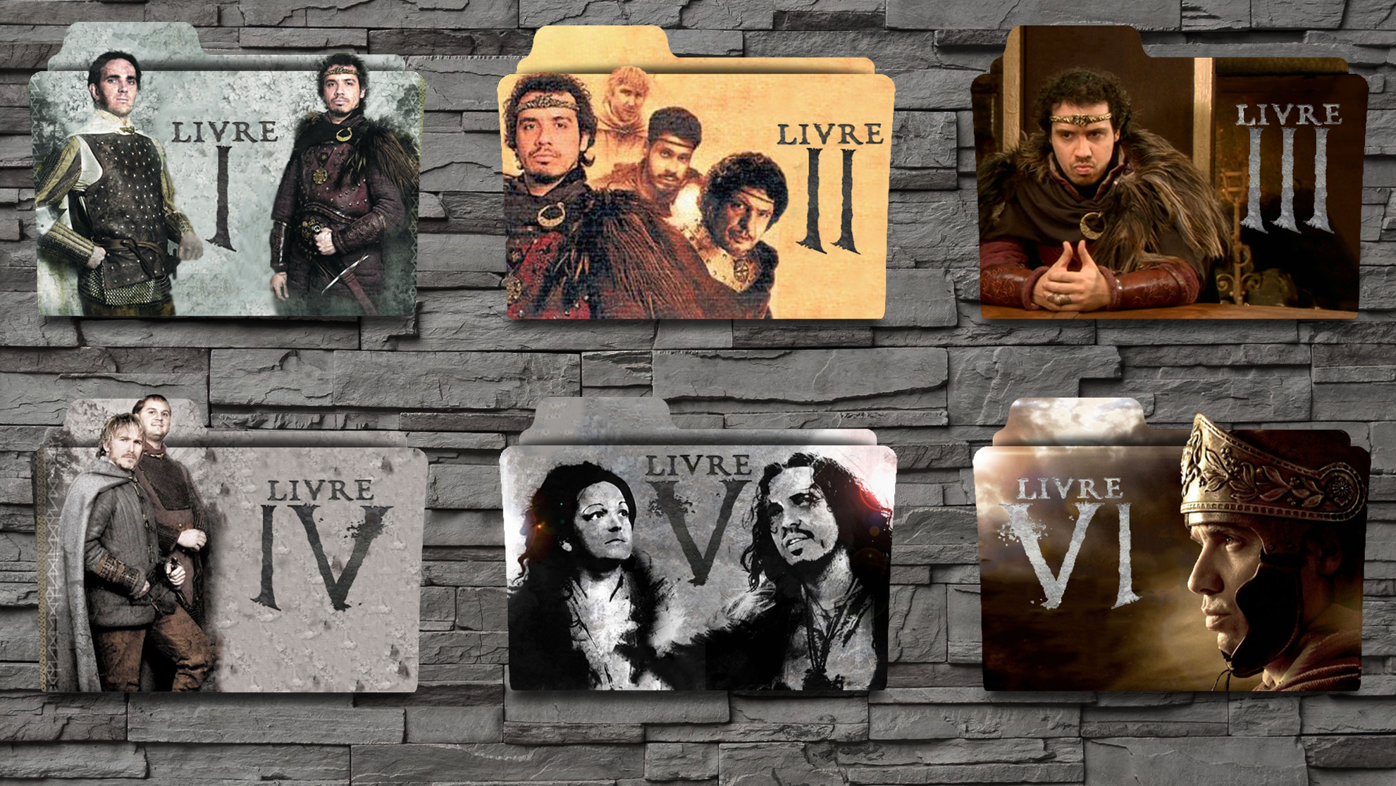 Kaamelott Saisons Folder Icon Pack By Cl4ym On Deviantart