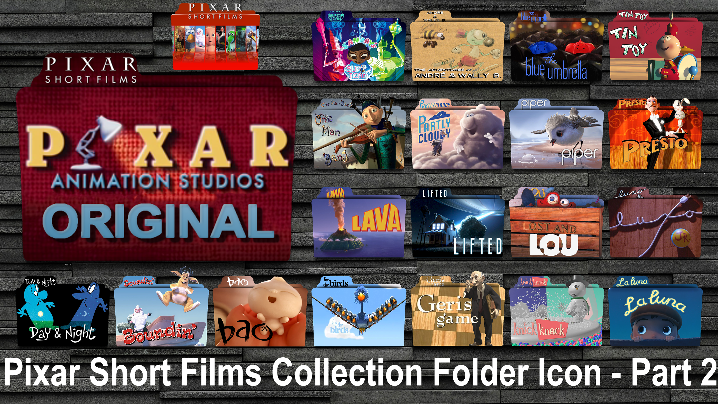 Pixar short films. Pixar short films collection 2. Short films collection