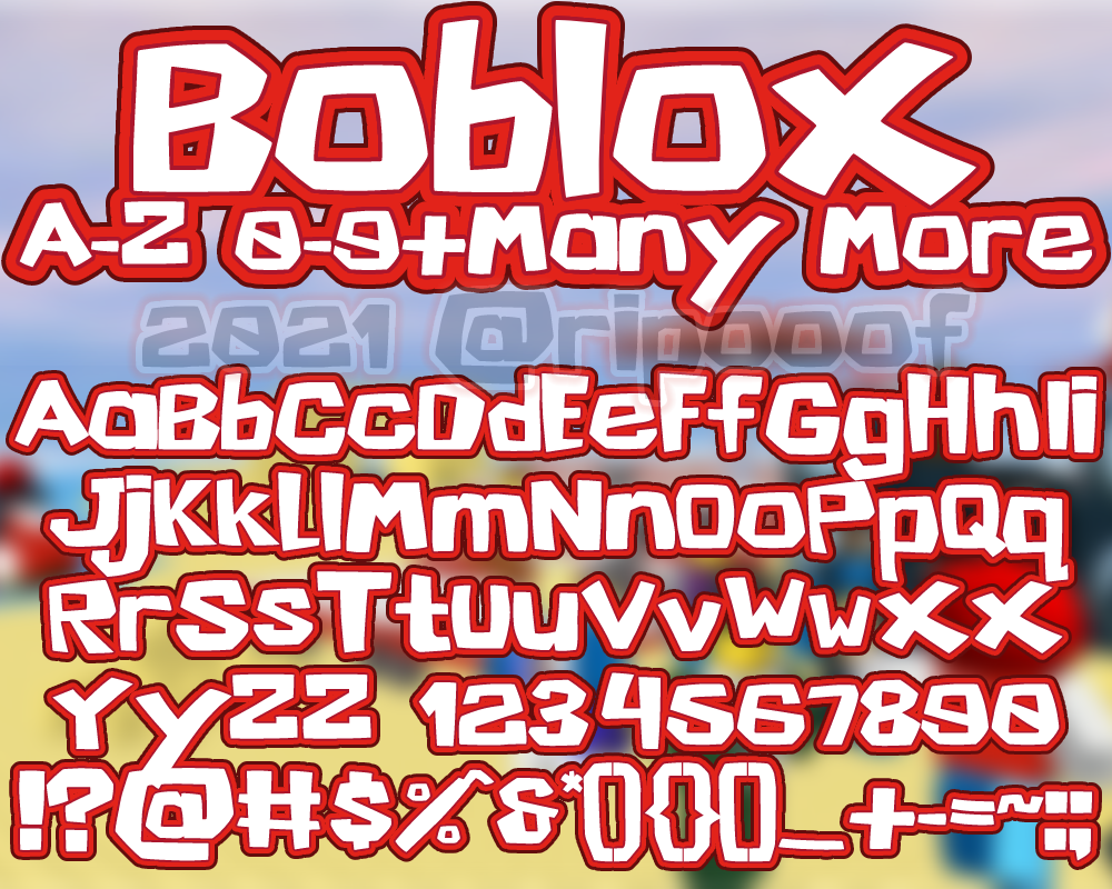 2006 ROBLOX Logo Font : Download Free for Desktop & Webfont