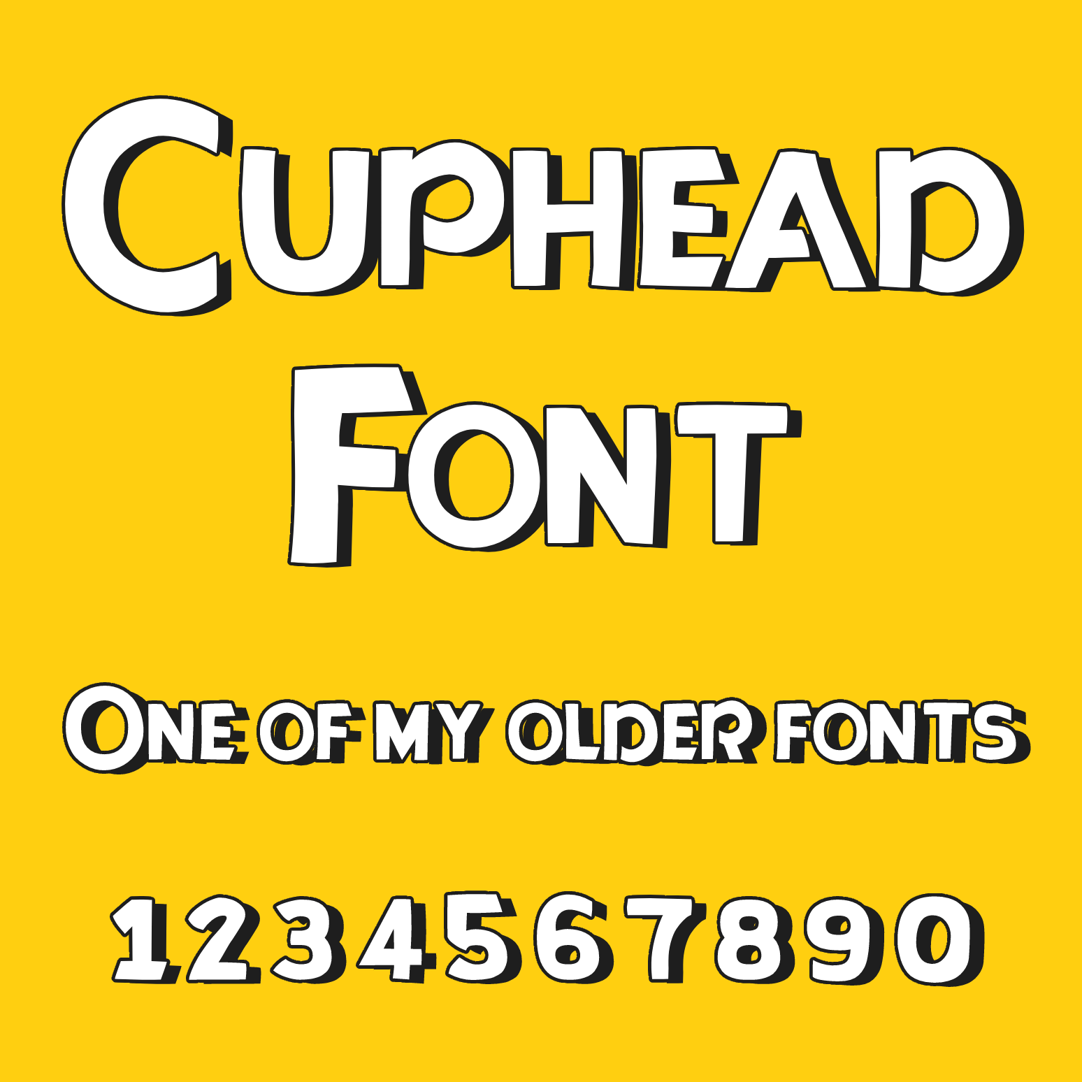 CUPHEAD FONT by ripoof on DeviantArt