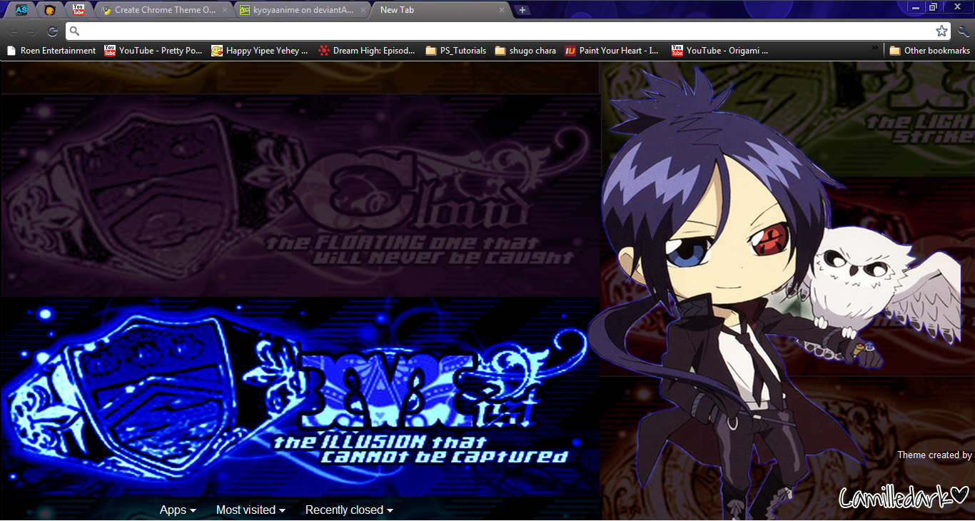 Mukuro Rokudo Google Theme