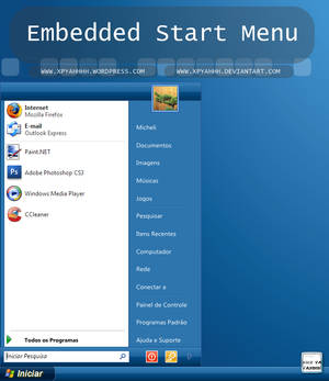 Embedded Start Menu