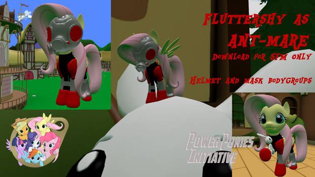 Fluttershy as Ant-Mare (SFM DL Only)