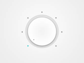 Dial Button PSD Freebie