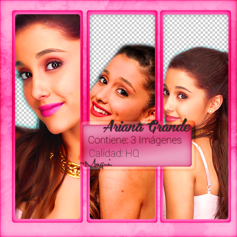 Photopack PNG de Ariana Grande