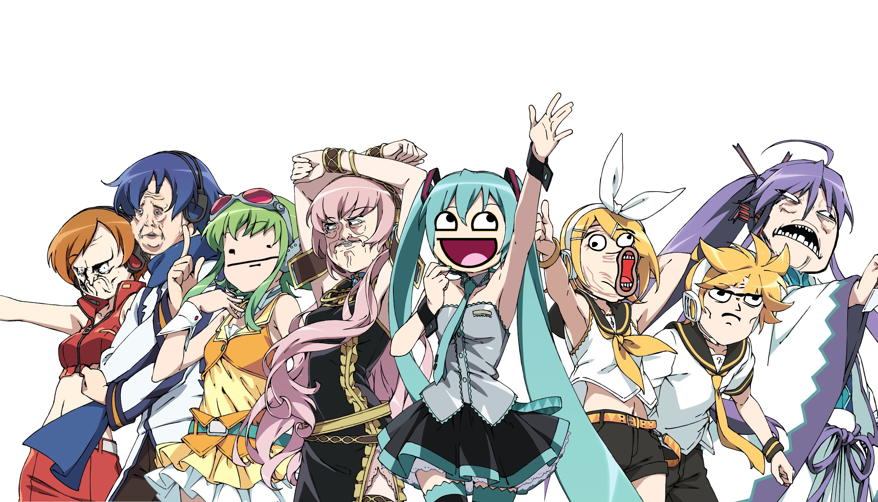 Vocaloid Meme Faces!! LOL