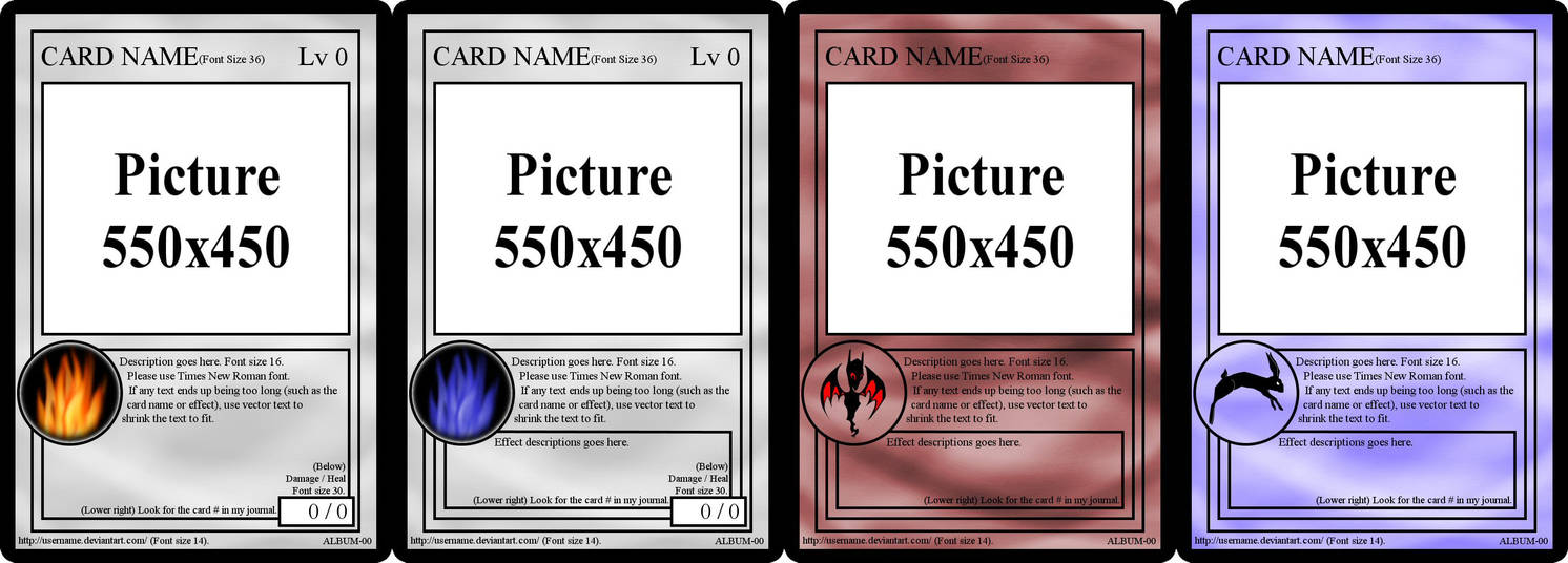 AFI Trading Card Bases by Meekochan on DeviantArt