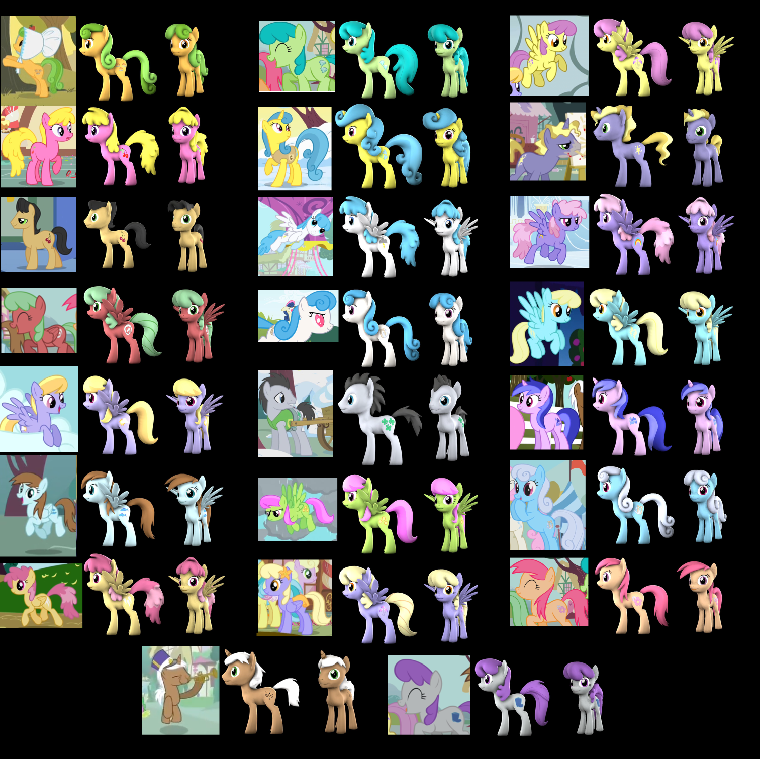 [SFM/DL] Background Pony Expansion Pack