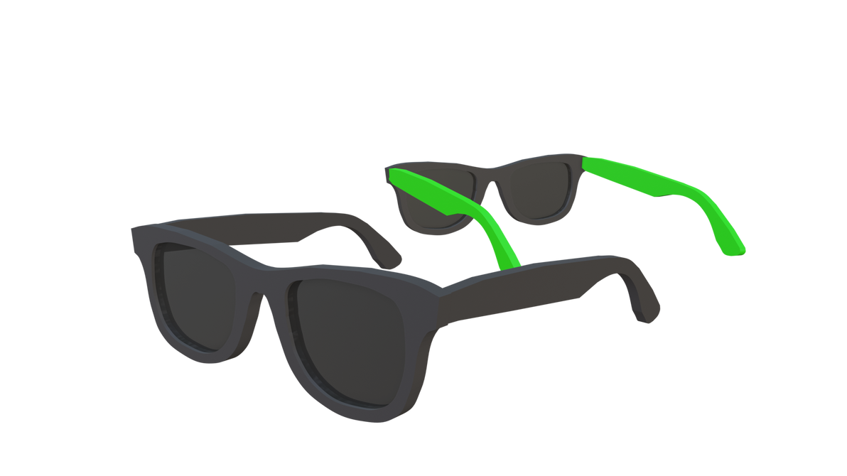Sunglasses blueprint Blender 2.8 by MakeGamesYT on DeviantArt