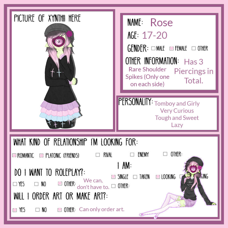 Rose's Relationship Form by theKiraKitten on DeviantArt