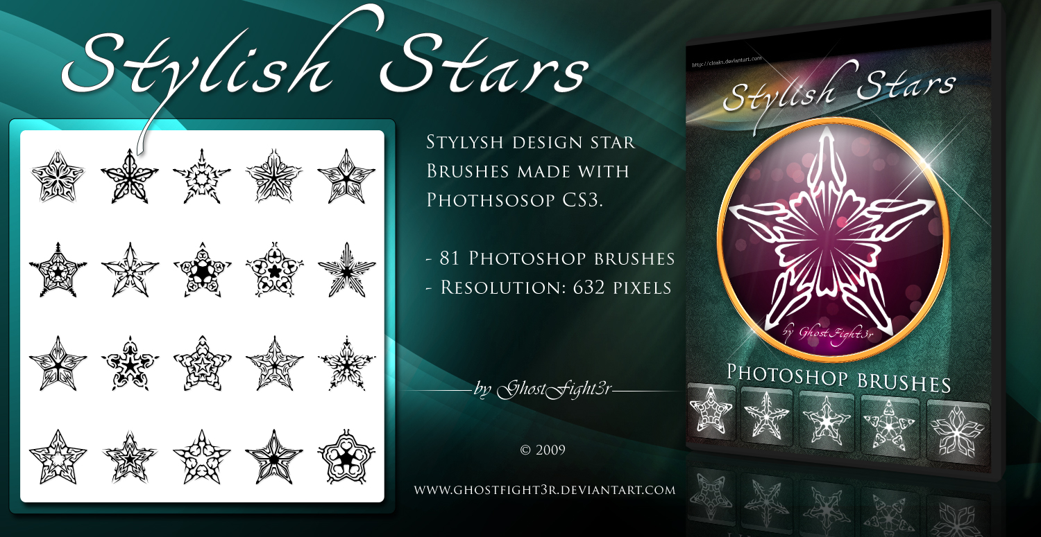 Stylish Star brushes pack