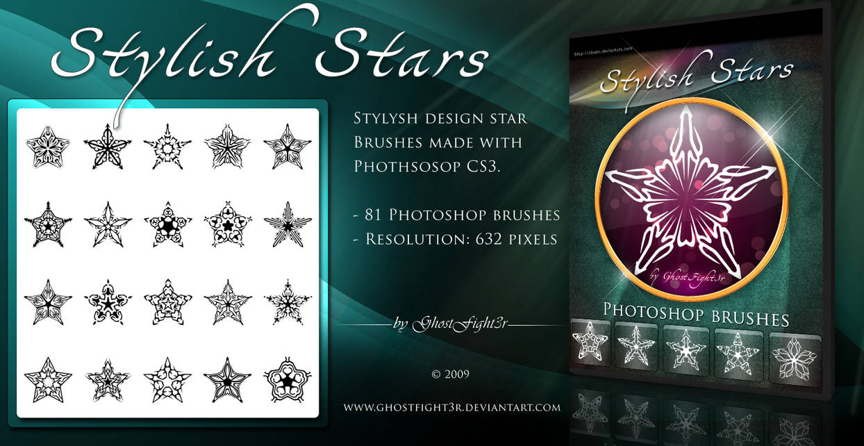 Stylish Star brushes pack by Andrei-Oprinca on DeviantArt