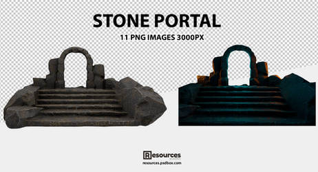 Magic-Stone-Portal-PNG-Resources