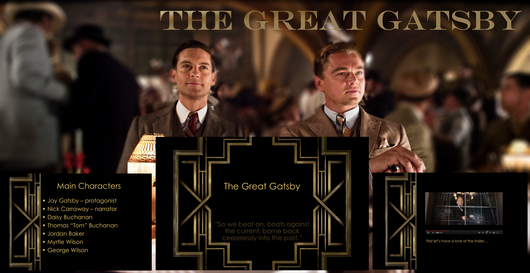 The Great Gatsby Template by MichelF on DeviantArt The Great Gatsby Template by MichelF on DeviantArt