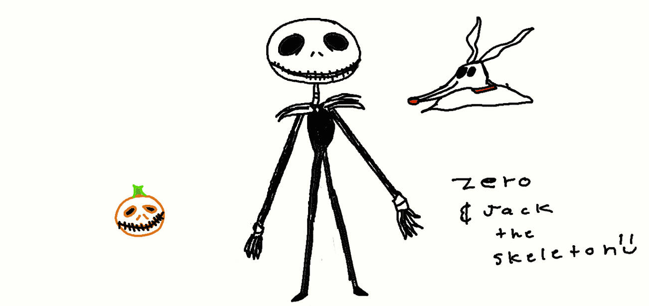 Jack the skeleton and Zero the ghost dog ) by scareygirl15 on DeviantArt