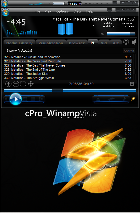 cPro_WinampVista by Jikaru