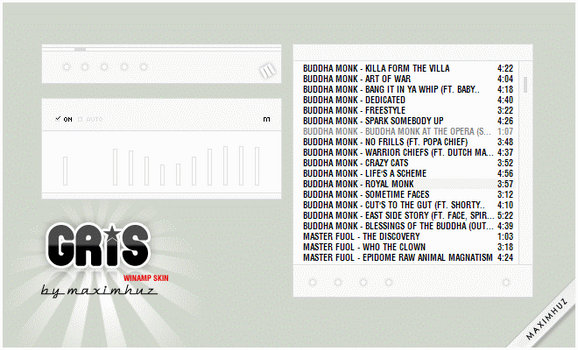 Gris Winamp by Maximhuz