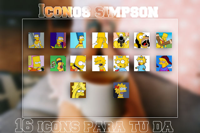 Pack de iconos SIMPSON by BlessedParadise on DeviantArt