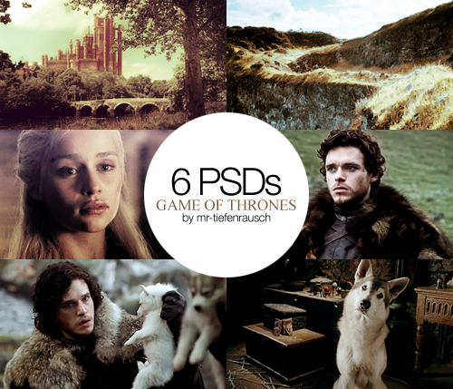 6 PSDs PACK - Game of Thrones