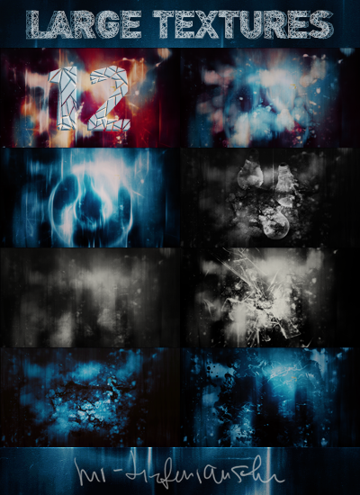 12 large textures pack