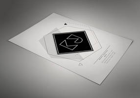 A format paper mockup PSD