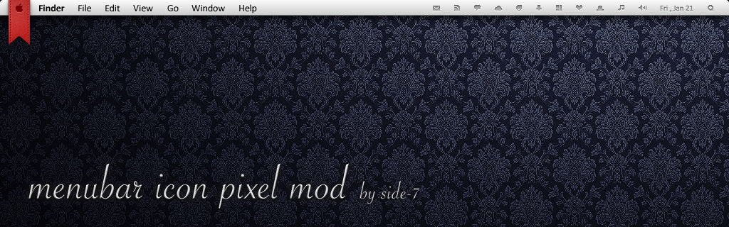 Menubar icon Pixel Mod