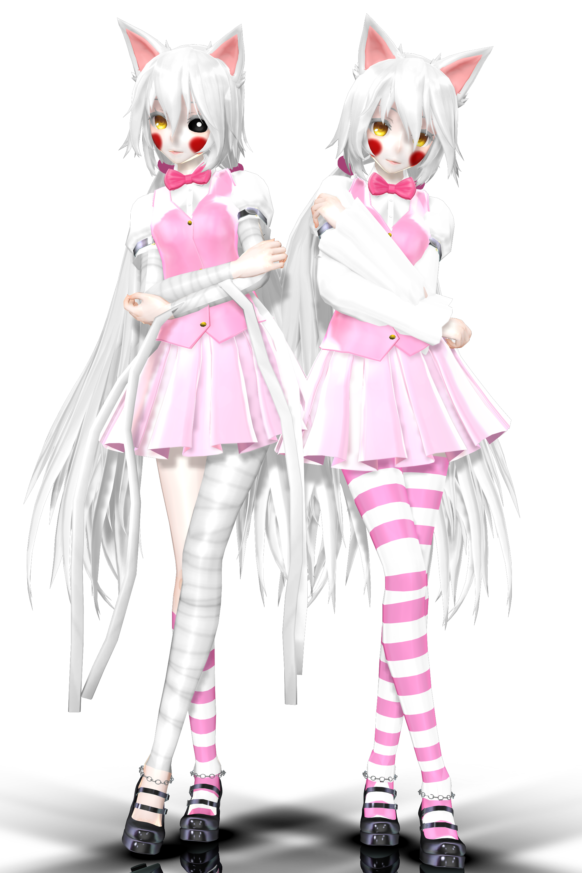 MMDxFNaF] Mangle-chan(the last update) - Download by traineeCross on  DeviantArt